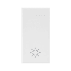 AVE - Tasto simbolo Lampada WHITEK S44. colore bianco  finitura opaca  1 Mod. 446TLP