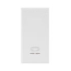 AVE - TASTO SIMBOLO RESISTENZA ELETTRICA WHITEK S44. COLORE BIANCO FINITURA OPACA 1 MOD. 446TREP