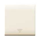 AVE - Pulsante con gemma. Class S44. colore RAL 1013. N.A. 1P 10A illuminabile  finitura lucida  2 Mod. 449005/2