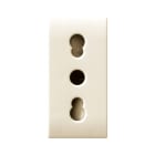 AVE - Presa bipasso Class S44. colore RAL 1013. 2P+T 10/16A 250V   finitura lucida  1 Mod. 449006/15TS