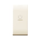 AVE - INTERRUTTORE BIPOLARE ASSIALE CON GEMMA. CLASS S44. COLORE RAL 1013. 2P 10AX ILLUMINABILE  FINITURA LUCIDA  1 MOD. 449010AS