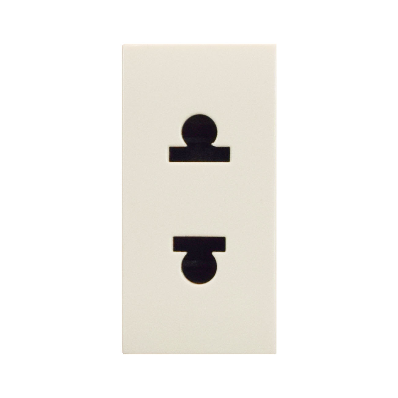 AVE - Presa euroamericana. Class S44. colore RAL 1013. 2P 16A 250V finitura lucida 1 Mod. 449033