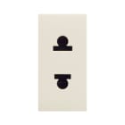 AVE - Presa euroamericana. Class S44. colore RAL 1013. 2P 16A 250V finitura lucida 1 Mod. 449033