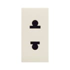 AVE - Presa euroamericana. Class S44. colore RAL 1013. 2P 16A 250V  finitura lucida  1 Mod. 449033