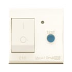 AVE - Interruttore magnetotermico differenziale. Class S44. colore RAL 1013. 1P+N 10A 230V 3kA 10mA finitura lucida 2 Mod.