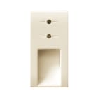 AVE - Segnagradino con led bianco. Class S44. colore RAL 1013. multitensione  finitura lucida  1 Mod. 449070/1