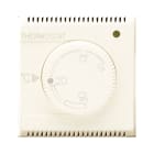 AVE - Termostato elettronico con manopola. Class S44. colore RAL 1013. 230V NA+NC 5A  finitura lucida  2 Mod. 449085