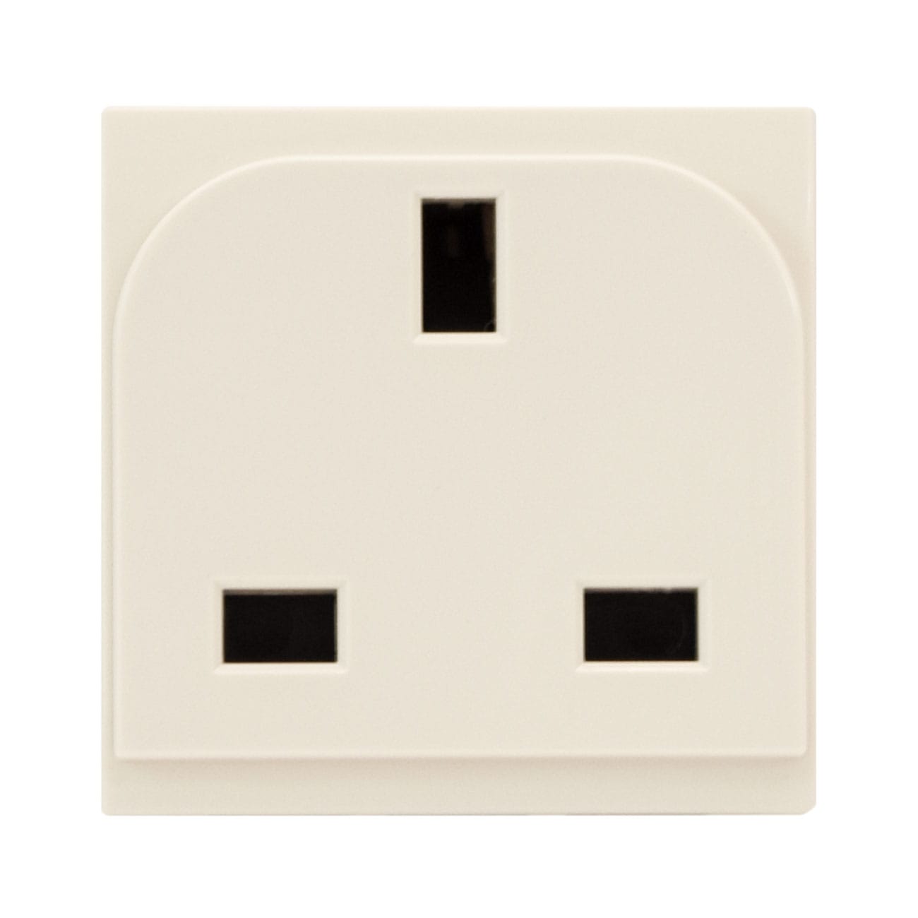 AVE - Presa std inglese. Class S44. colore RAL 1013. 13A 250V 2P+T  finitura lucida  2 Mod. 449097TS