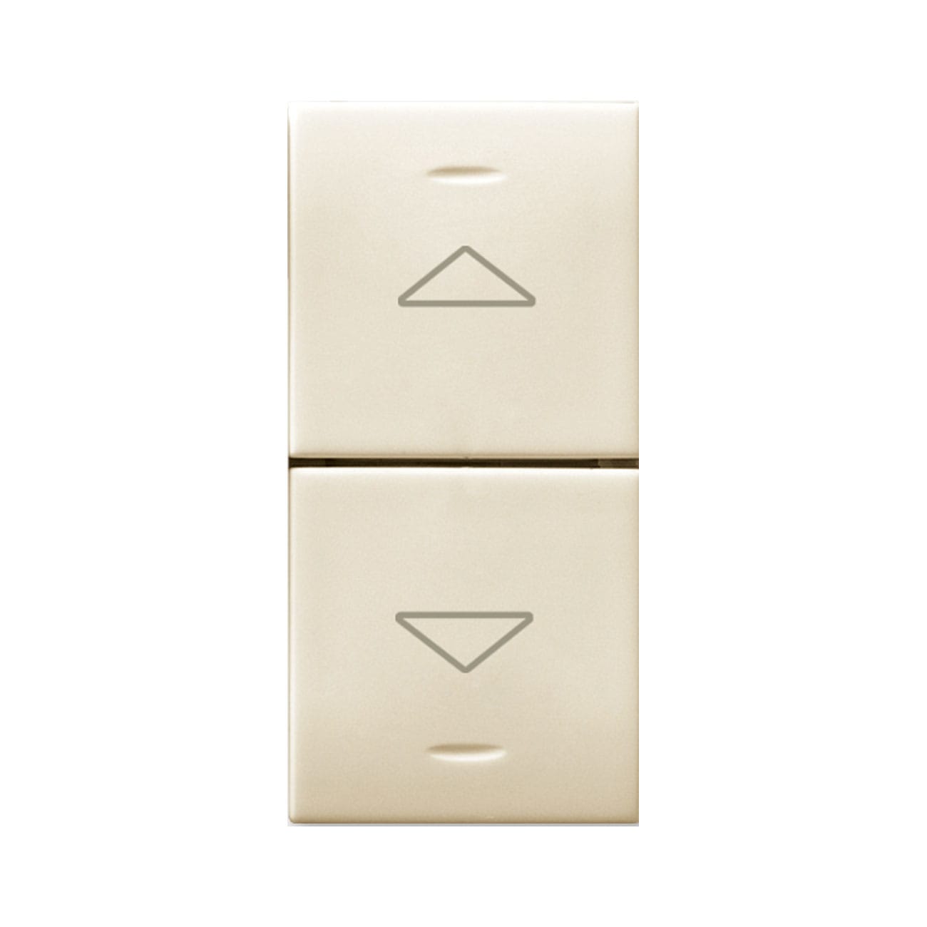 AVE - DUE MEZZI TASTI CON FRECCE PER COMMUTATORE IOT CLASS 1 MOD. S44 449TGC-W