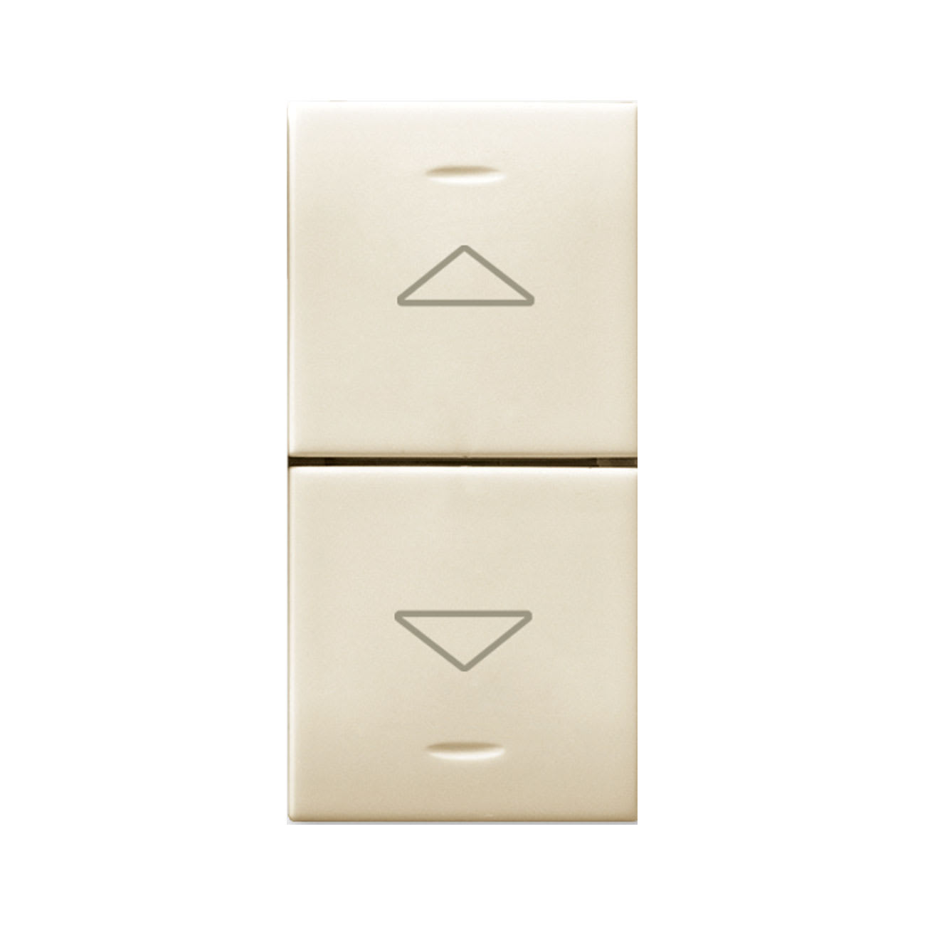 AVE - DUE MEZZI TASTI CON FRECCE PER COMMUTATORE IOT CLASS 1 MOD. S44 449TGC-W