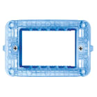 AVE - Supporto con viti S44. per scatole rettangolari. 3 Mod. 44A03