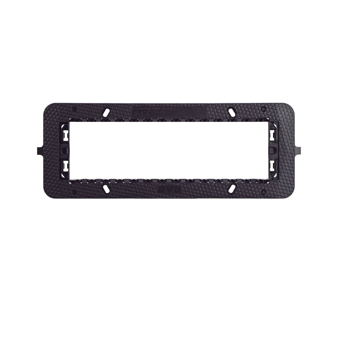 AVE - Supporto Smart44 con viti. per scatole rettangolari. 7 Mod. 44A07SM