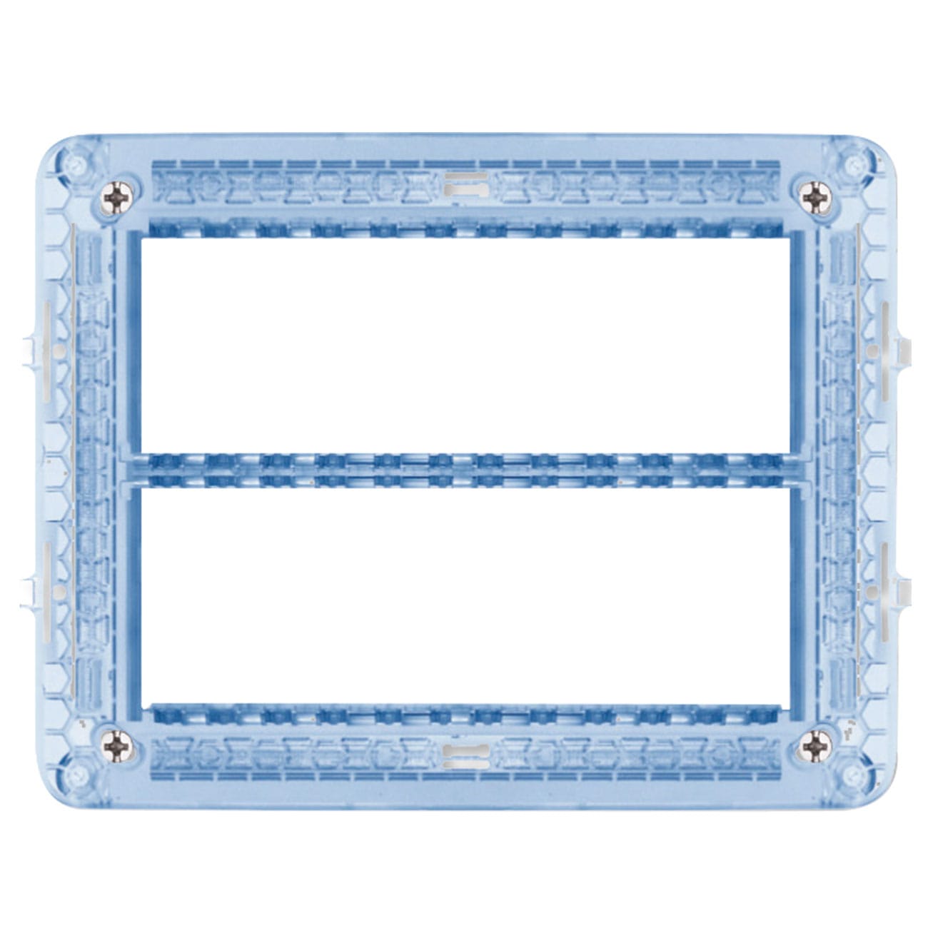 AVE - Supporto con viti S44. per scatole quadrata. 6+6 Mod 44A12