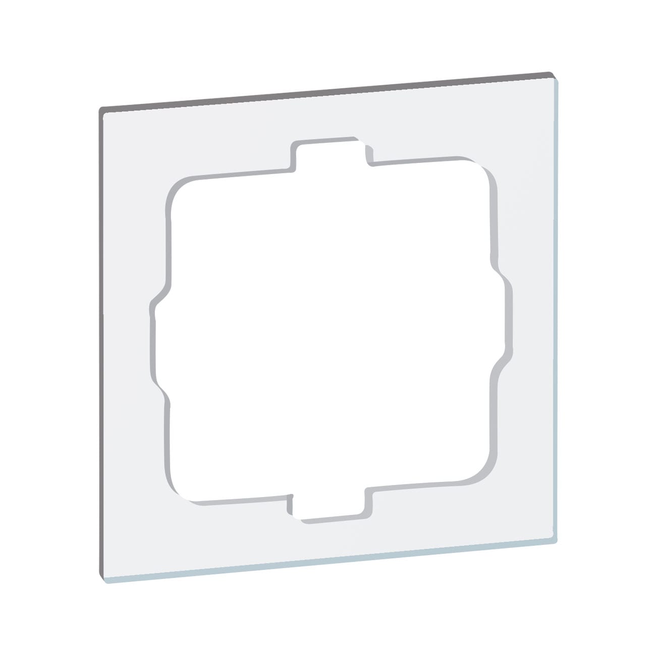 AVE - distanziale trasparente per placche 86x86 ideale per installazioni precise e sicure