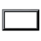 AVE - Cornice di ricambio. colore nera per Zama e Personal S44  4 Mod. 44CR4N