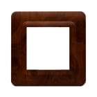 AVE - Placca tecnopolimero S44. in plastica colore radica opaca  2 Mod. 44P32RD