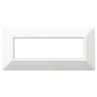 AVE - Placca Zama. S44 colore bianco. con cornicetta  7 Mod. 44P97B