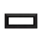 AVE - Placca Zama. S44 colore graffite. con cornicetta  7 Mod. 44P97GF