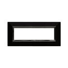 AVE - Placca Zama. S44 colore grigio tekla. con cornicetta 7 Mod. 44P97GTK