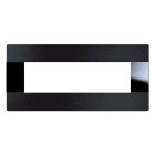 AVE - Placca Vera44 Alluminio. S44 filo muro colore antracite  7 Mod. 44PA7ANS/FM