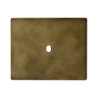 AVE - PLACCA ALLUMINIO NEW STYLE S44. COLORE BRONZO ANTICATO 1 COMANDO 3 MOD. 44PANQ01BAN