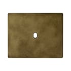 AVE - PLACCA ALLUMINIO NEW STYLE S44. COLORE BRONZO ANTICATO  1 COMANDO  3 MOD. 44PANQ01BAN