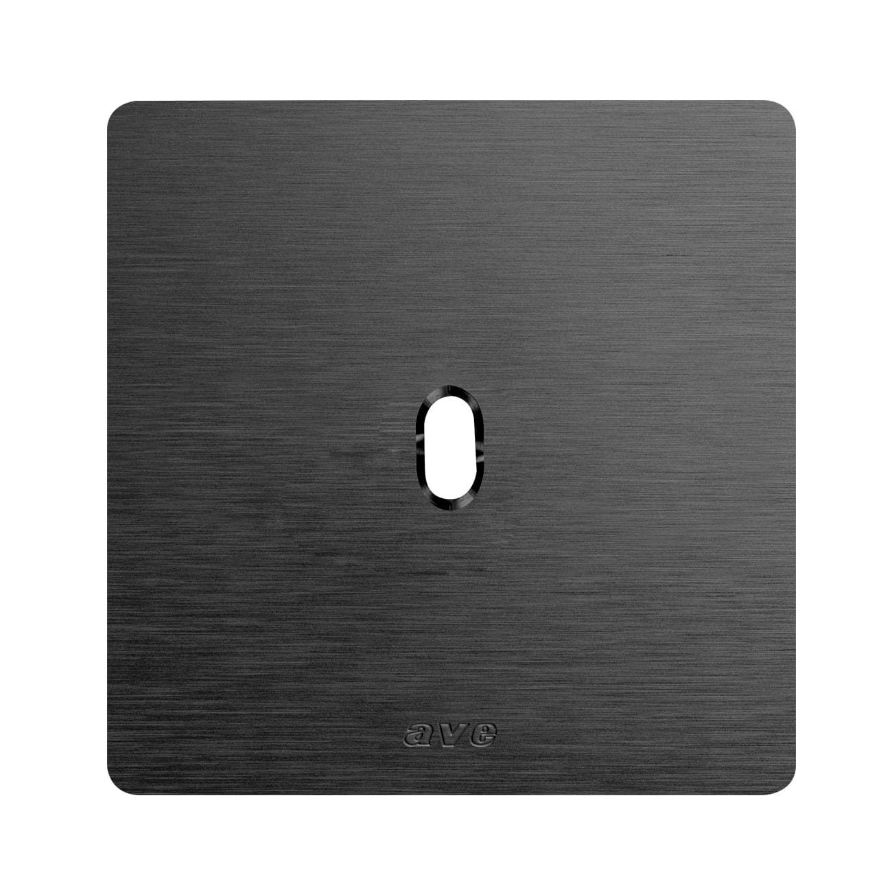 AVE - placca 98x98 alluminio antracite 1 comando leva placca 98x98 alluminio antracite 1 comando leva 44PANQ21ANS