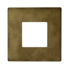 AVE - PLACCA ALLUMINIO NEW STYLE S44. COLORE BRONZO ANTICATO SENZA CORNICETTA DI FINITURA 2 MOD. 44PAQ22BAN