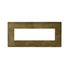 AVE - PLACCA ALLUMINIO NEW STYLE S44. COLORE BRONZO ANTICATO SENZA CORNICETTA DI FINITURA 7 MOD. 44PAQ7BAN