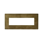 AVE - PLACCA ALLUMINIO NEW STYLE S44. COLORE BRONZO ANTICATO  SENZA CORNICETTA DI FINITURA  7 MOD. 44PAQ7BAN