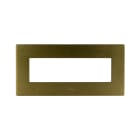 AVE - PLACCA ALLUMINIO NEW STYLE S44. COLORE BRONZO SENZA CORNICETTA DI FINITURA 7 MOD. 44PAQ7BRZ