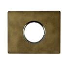 AVE - PLACCA ALLUMINIO NEW STYLE S44. COLORE BRONZO ANTICATO  1 PRESA SCHUKO/SHUKO BIPASSO   3 MOD. 44PAQ90BAN