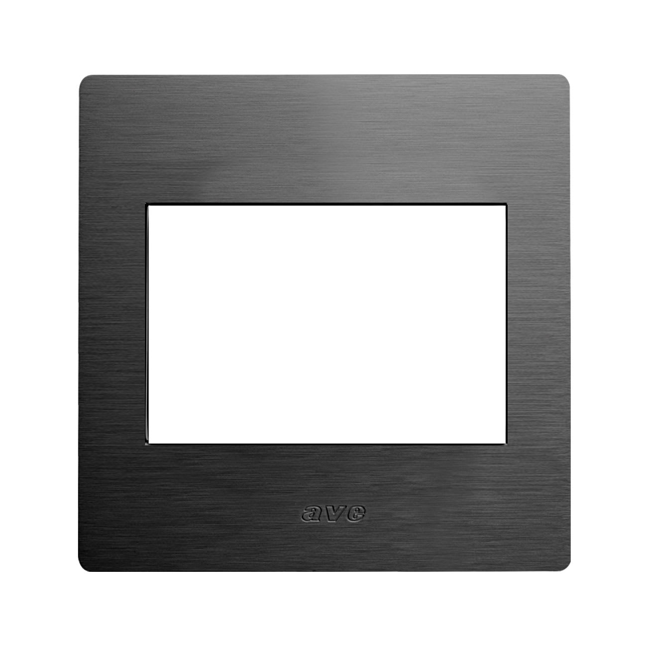 AVE - Placca 98x98 in alluminio antracite 3m, design elegante e resistente, ideale per ambienti moderni. 44PAQK3ANS