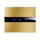 AVE - placca avetouch oro 3 modelli 123com 1-2-3com elegante e funzionale per ambienti moderni 44PATC3ORO