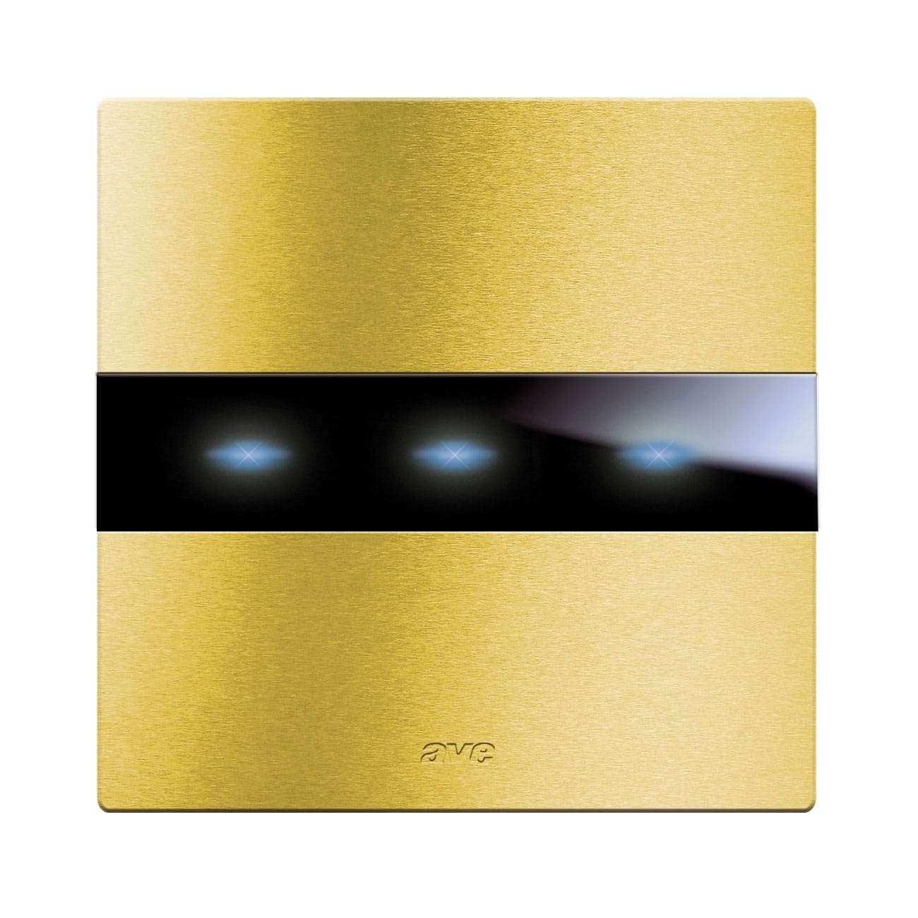 AVE - placca avetouch 98x98 all.oro.3com elegante e funzionale per ambienti moderni e raffinati 44PATCK3ORO