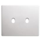 AVE - Placca New Style. S44 colore bianco 2 comando 3 Mod. 44PCN02B
