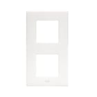 AVE - Placca New Style. S44 colore bianco  4 (2+2) Mod. 44PCT24B