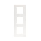 AVE - Placca New Style. S44 colore bianco   6 (2+2+2) Mod. 44PCT26B