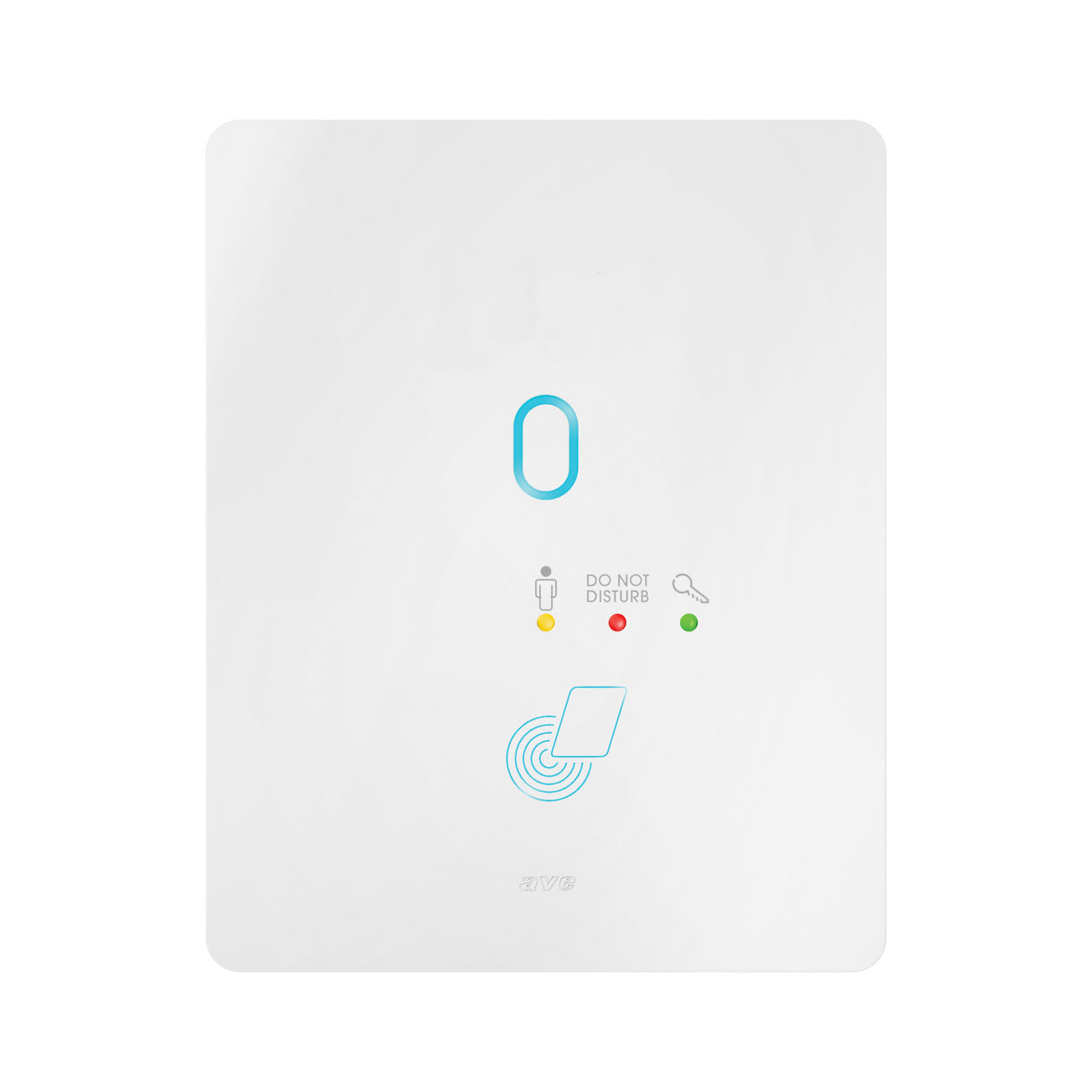 AVE - PLACCA TOUCH CON GEMMA GESTIONE ALBERGHIERA  CORIAN BIANCO OPACO  3+3 MODULI  PERSONALIZZABILE 44PCTC33GA-B