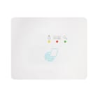 AVE - PLACCA TOUCH GESTIONE ALBERGHIERA  CORIAN BIANCO OPACO  3 MODULI  PERSONALIZZABILE 44PCTC3GA-B