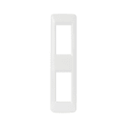 AVE - Placca Tecnopolimero. S44 in plastica colore bianco ral 9010 2(1+1) Mod. 44PF2B