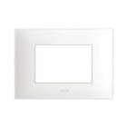 AVE - Placca Tecnopolimero Young S44. colore bianco totale  3 Mod. 44PJ03BT