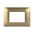 AVE - PLACCA TECNOPOLIMERO YOUNG S44. COLORE OTTONE FINITURA OPACA 3 MOD. 44PJ03RA