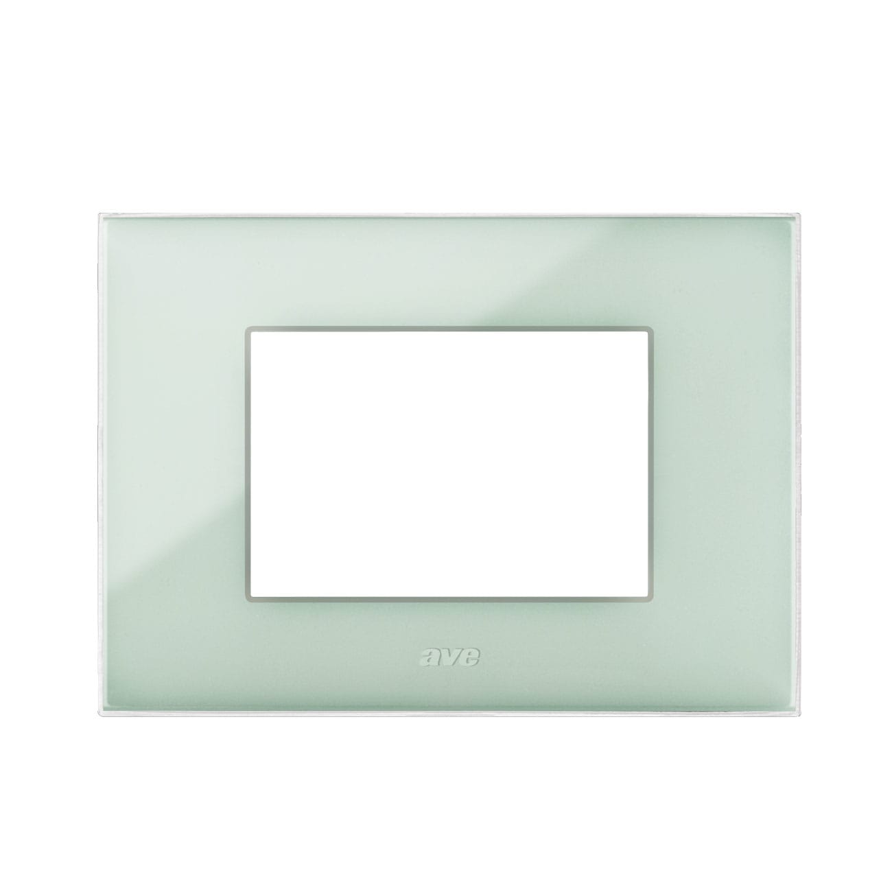 AVE - Placca Tecnopolimero Young S44. colore salvia  3 Mod. 44PJ03SAL