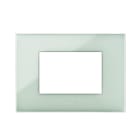 AVE - Placca Tecnopolimero Young S44. colore salvia  3 Mod. 44PJ03SAL