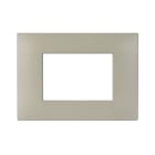 AVE - PLACCA TECNOPOLIMERO YOUNG S44. COLORE TORTORA FINITURA OPACA 3 MOD.