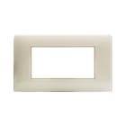 AVE - Placca Tecnopolimero Young S44. color avorio 4 Mod. 44PJ04AVR