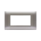 AVE - Placca Tecnopolimero Young S44. colore grigio metallizzato  4 Mod. 44PJ04GM