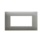 AVE - PLACCA TECNOPOLIMERO YOUNG S44. COLORE GRIGIO  FINITURA OPACA  4 MOD. 44PJ04GO