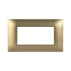 AVE - PLACCA TECNOPOLIMERO YOUNG S44. COLORE OTTONE FINITURA OPACA 4 MOD. 44PJ04RA